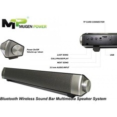 Wireless Bluetooth 3.0 Portable Stereo 10W Multimedia Speaker System - For Home Theater, Golf, Beach, Shower - with 3.5mm AUX input TF Card reader, LED indicator and Treble Built-in Microphone (Black) - intl