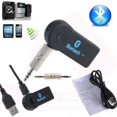 Wireless Bluetooth 3.5mm Car Aux Audio Stereo Music Receiver Adapter Mic Terbaru