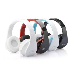 Wireless Bluetooth Second Earphone Headset PC Universal Folding Stereo Headset (Black)(Color:Black)(Size:US:) - intl