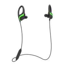 Nirkabel Bluetooth Sport Headphone Earphone Stereo Headset dengan Mikrofon (Hijau)-Intl