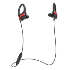 Nirkabel Bluetooth Sport Headphone Earphone Stereo Headset dengan Mikrofon (Merah)-Intl