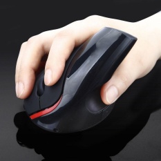 Nirkabel Vertikal Desain Ergonomis USB Tetikus Optik