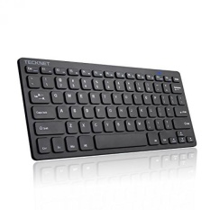 Wireless Keyboard, TeckNet Ultra Slim 2.4G USB Wireless Keyboard with Dedicated Hot Keys Design For Android Smart TV & Windows 10 8 7 XP Vista (US Keyboard Layout) - intl