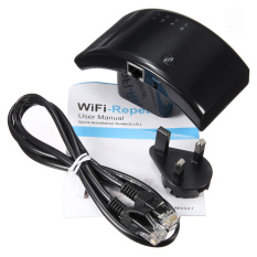 Wireless-n WiFi Repeater 802.11n Rentang Extender Penguat Sinyal Router 300 Mbps UK-Intl