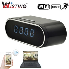 Wistino 1080 P WIFI Clock Camera Nanny Kamera Nirkabel P2P IP Keamanan Dukungan IOS Android Deteksi Gerak Rumah Keamanan Kamera -Intl