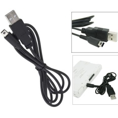 Womdee Hitam Gen Kabel Pengisian USB untuk Nintendo 3DS/3DS LL/3DS XL/NDSi/Kabel NDSi LL-Intl