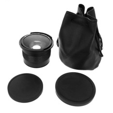 WOND 0.35 x 58mm 52mm lensa Fisheye digunakan dalam kanon 70D 60D 7 D 6D 700 D 650D 600 D 550D 500 D hitam