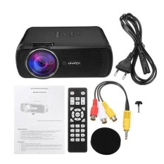 WOND LED Digital Projector U80 1080P HD Media Player Home Theater Projector black EU Plug used in Android 4.4 - intl