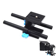 Wuzeyu 15mm Rod Rail Sistem Pendukung Quick Release Mount untuk DSLR Ikuti Fokus Rig 5D2 5D3-Intl