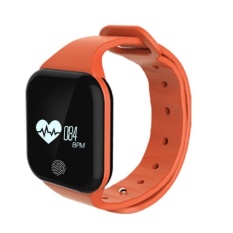 X5 Gelang Heart Rate Monitor Smart Jam Olahraga Pengingat Smart Gelang untuk IOS dan Android-Intl