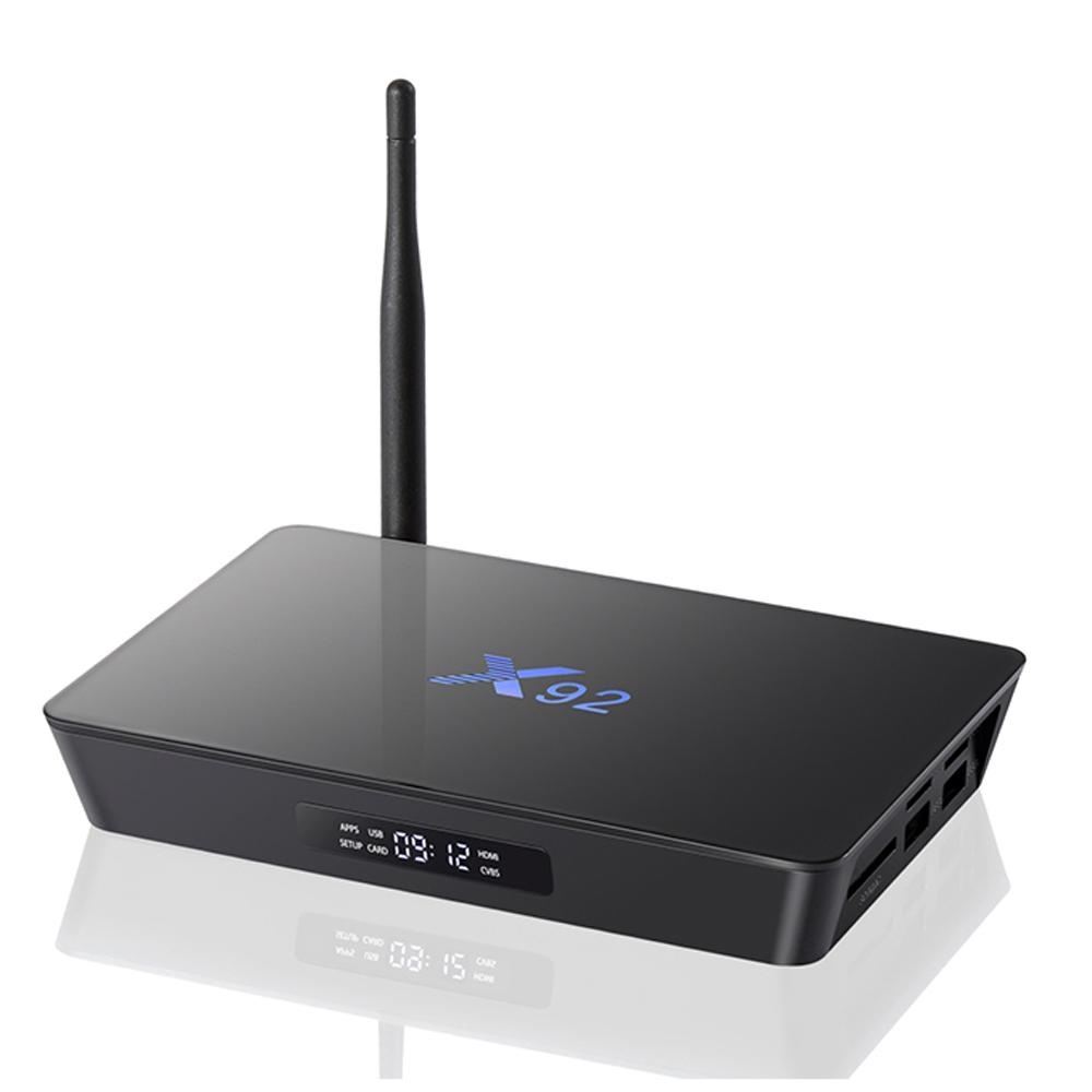 X92 TV Box Amlogic S912 Octa-core Cortex-A53 Real-time Layar Online Pemain 2.4 GHz/5.8 GHz WiFi HD Konektivitas US Plug + 3 GB + 32 GB-Intl