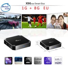 X96 Mini Android 7.1 TV Box 2 GB 16 GB Amlogic S905w Dukungan Quad Core H.265 UHD 4 K 2.4 GHz Wifi X96 Mini Set-top Box Spesifikasi: 1 + 8 Jenis Plug: Peraturan Eropa