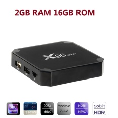X96 Mini Android 7.1 TV BOX Amlogic S905W Quad Core Support H.265 UHD 4K 2.4GHz WiFi X96mini Set-top Box 2GB RAM 16GB ROM (US Standard) - intl