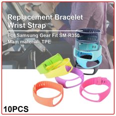 XCSource 10 Pcs Penggantian Gelang Wrist Strap Wrist Band dengan Gesper untuk Samsung Gear Fit SM-R350 Gelang TH100- INTL