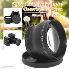 XCSource 2.0x 52mm Tele Telephoto Conversion Lens Conventer for Nikon D7000 D600 D90