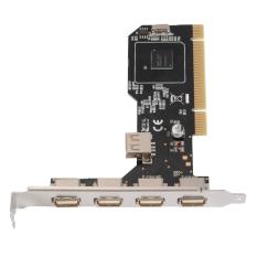 XCSOURCE 5-Ports PCI Expansion Card Adapter Controller 480Mbps High Speed USB 2.0