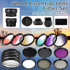 XCSource 52 Mm Penting Filter Lensa Set untuk Nikon D7000 D5100 D3200 D3100 D3000 D90 LF131