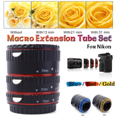 XCSource Logam AF Makro Fokus Otomatis Tabung Ekstensi Set For Canon EOS EF Kamera Merah DC467
