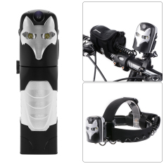 Xcsource Silver Fox 1080 P HD Perekam Video W/lampu Sepeda/headlamp Xc310