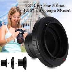 XCSource T2 Cincin untuk Nikon DSLR Lensa Kamera Adaptor + 1.25 Dudukan Teleskop Logam DC616