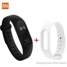 Xiaomi Mi Band 2 Layar Sentuh OLED 0.42 Inch Dengan Gelang Cadangan