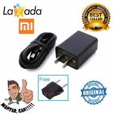 Xiaomi Charger 5V / 2A Micro USB Kabel Original Travel adapter Xiaomi- Hitam