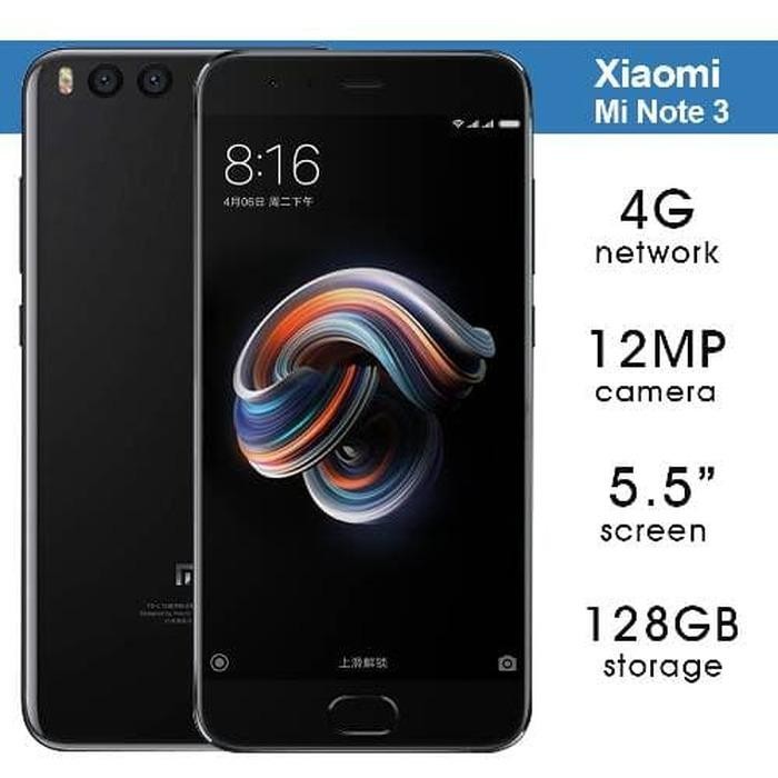 XIAOMI MI NOTE 3 128GB RAM 6GB - NEW - BNIB - 100% ORI