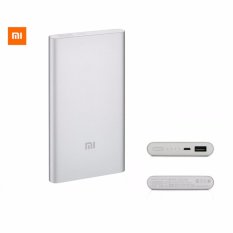 Xiaomi Mi Power Bank Slim Generasi ke 2 10000mAh Real Capacity Original Micro USB - Silver