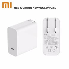 Xiaomi Mi USB-C Type C Charger 45W Supports Power Delivery PD2.0 Quick Charge QC3.0 With New MacBook Pro Adapter -White
