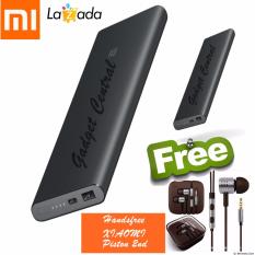 Xiaomi Original Mi Powerbank 10000 Mah Slim 2 Fast Charging - Black Free Original Handsfree Xiaomi Piston 2Nd