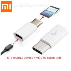 Xiaomi OTG Mobile Device Type C To Micro USB Connected - Putih