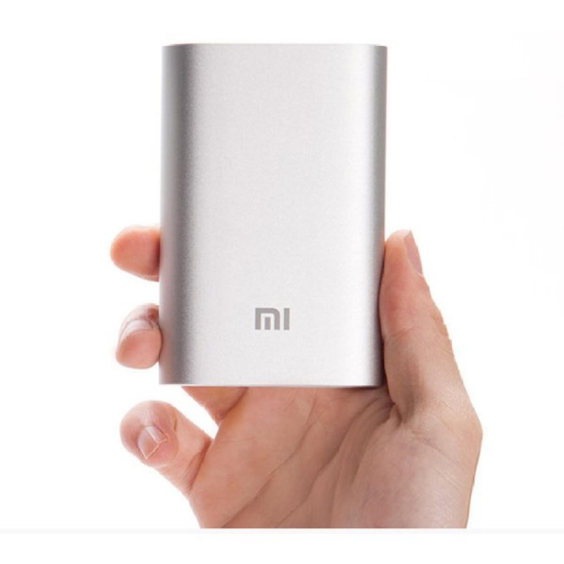  Xiaomi Power Bank Real Capacity 10000mAh - Powerbank Xiaomi 10000mAh - Silver  