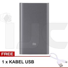 Powerbank Universal Slim + Free Kabel Data USB - Warna Random