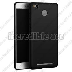 Xiaomi Redmi 3s Pro Baby Skin Soft Anti Fingerprint Babby Skin Softase Silicon Slim Matte Ultra Slim - Black