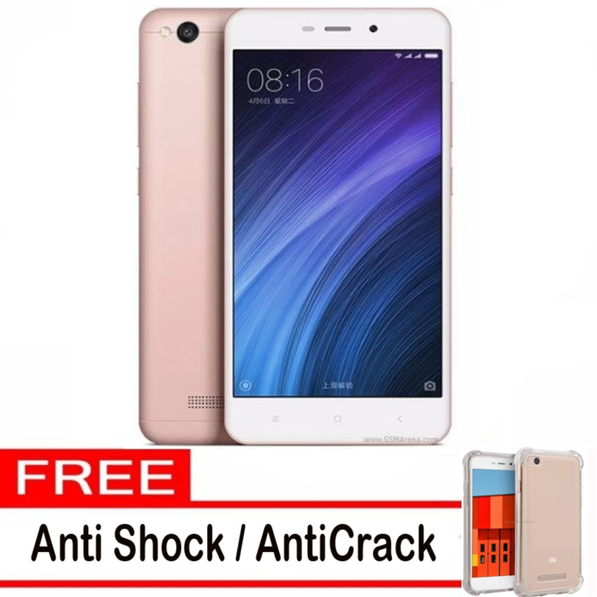 Xiaomi Redmi 4A - 16GB - Rose Gold (Ready Bhs Indonesia & 4G) + Gratis Anti Crack / Anti Shock