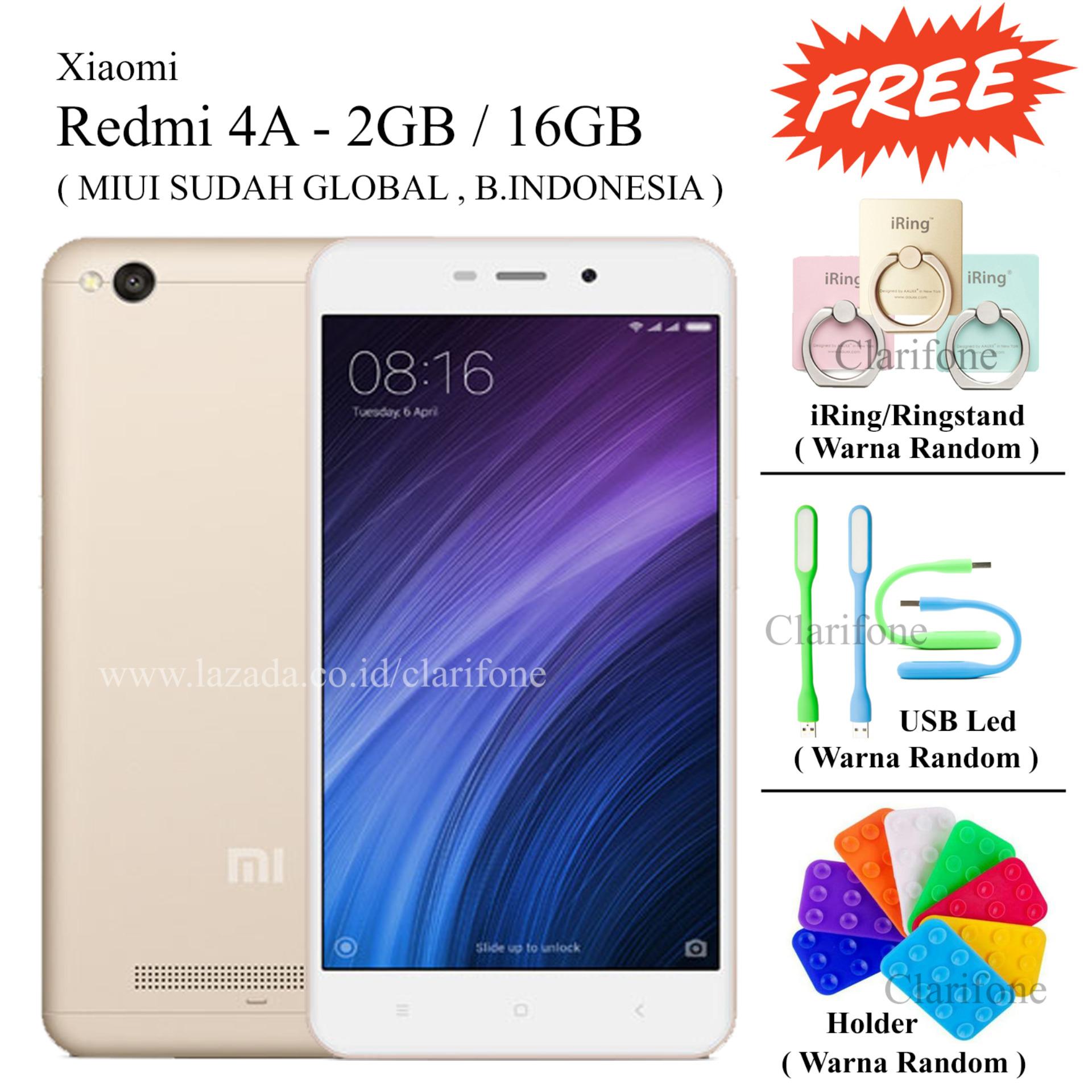 Xiaomi Redmi 4A - Ram 2GB - Rom 16GB - Free 3 item - Gold