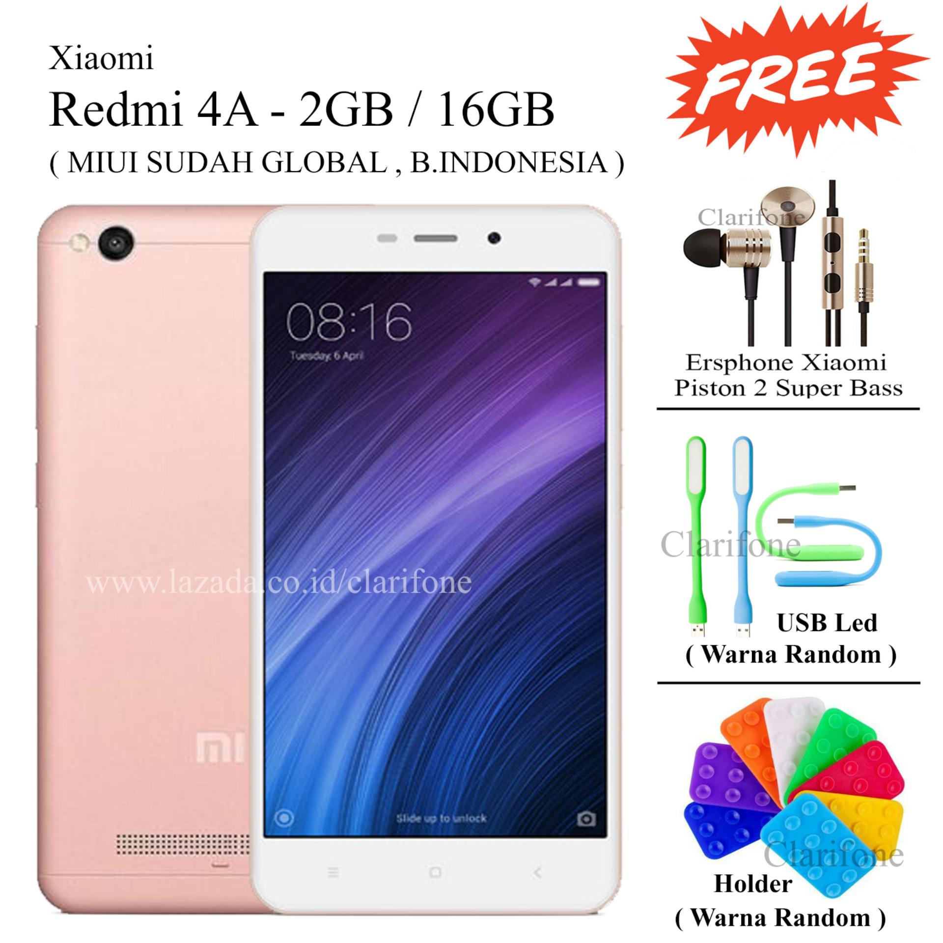Xiaomi Redmi 4A - Ram 2GB - Rom 16GB - Layar 5 inch - Free 3 item - Rose Gold Xiaomi Redmi 4A - Ram 2GB - Rom 16GB - Layar 5 inch - Free 3 item - Rose Gold