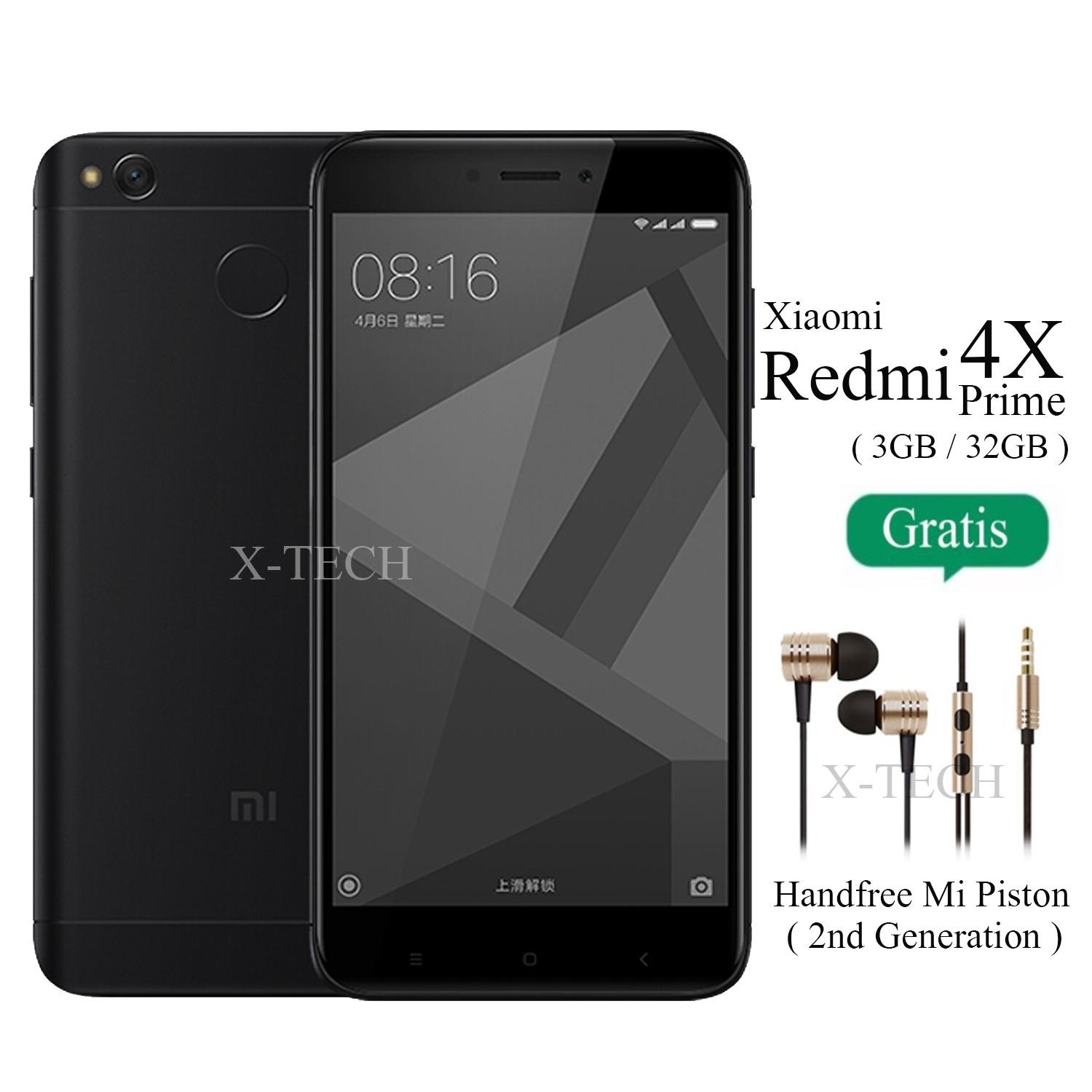 Xiaomi Redmi 4X Prime - Ram 3GB - Rom 32GB - Hitam