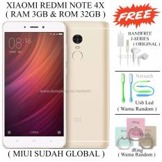 Xiaomi Redmi Note 4X - Ram 3GB - Rom 32GB - Layar 5.5 inch - Gold