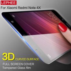Xiaomi Redmi Note 4x Screen Protector - Tempered Glass 2.5D 0.3mm Full Screen Edge List Warna - Hitam