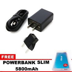 Xiaomi Travel Charger 2A Original + Gratis Powerbank 5800 Mah