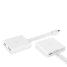XIAOMI USB 3.1 Tipe-C untuk HDMI + USB 3.0 Adapter 4 K HD Converter untuk Macbook 12- Inch (2015) -Intl