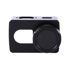 Xiaomi Yi 2 4 K GoPro Aluminium Cover + Lens Cover (Tanpa Lensa UV) CNC Aluminium Frame (Hitam)-Intl