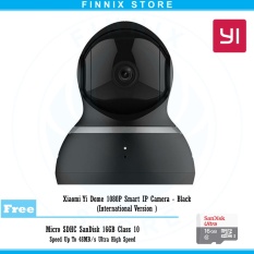 Xiaomi Yi Dome 1080P Smart IP Camera International Version Bundle SanDisk 16GB