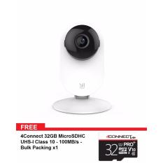 XiaoYi 1080P Home Camera with Nightvision China unlocked Version +4Connect 32GB MicroSDHC UHS-I Class 10 - 100MB/s - Bulk Packing