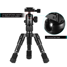 XILETU Ultra Compact Desktop Mini Tripod Kit dengan Ball Head untuk Canon Nikon DSLR Kamera