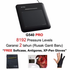 Xp-Pen STAR G540 PRO drawing pen tablet Bonus Softcase,Atigores dan Glove