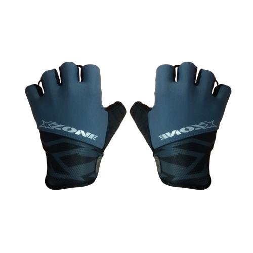 XZone Gloves Road Fleet L - Hitam Abu-abu