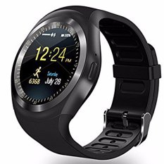 Y1 Smart Watchs Round Mendukung Nano Sim & TF Kartu With WhatsApp) dan Facebook Pria Wanita Bisnis Smartwatch For IOS Androi