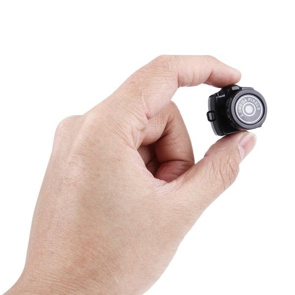 Y2000 HD Outdoor Sports Ultra-Mini DV Pocket Digital Video Recorder Camera Camcorder, Support Max 32GB Micro SD / TF Card(Black) - intl